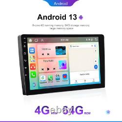 10.1 2 DIN 8 Core Android 13.0 Car Radio 4G+64GB GPS Apple CarPlay DSP Stereo