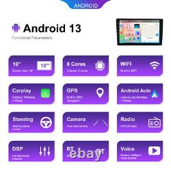 10.1 2 DIN 8 Core Android 13.0 Car Radio 4G+64GB GPS Apple CarPlay DSP Stereo