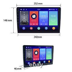 10.1 Android 12 Double 2Din Car Stereo Radio GPS Navi WiFi FM USB Touch Screen