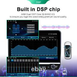 10.1'' Double 2 Din Android 12 Car Radio GPS WIFI BT Apple Carplay Touch Stereo