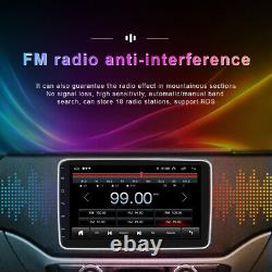 10.1 Rotatable Double 2DIN Android 10 Car Stereo Radio GPS NAVI WIFI BT +Camera