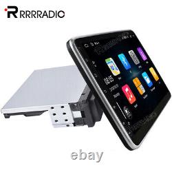 10.1 Single 1 DIN Android 13.0 Car Stereo Radio Rotatable Touch Screen GPS NAVI