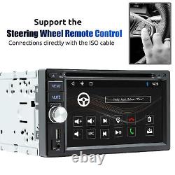 6.2 Double 2 DIN CD DVD Car Stereo CarPlay/Android Auto Radio Head Unit USB AUX