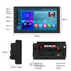 7 Android 13.0 Double Din Car Stereo Radio DAB+CAM+MIC Bluetooth Carplay 2G+64G