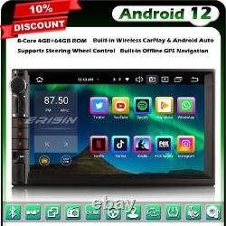 7 BT5.0 Android 12 64GB Double Din Car Stereo Radio For Nissan DAB+ CarPlay DSP