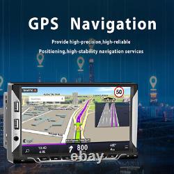7 Double 2Din Car Radio Stereo Android GPS Sat Nav WIFI FM Bluetooth Head Unit