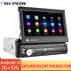 7 Single 1din Flip Out Car Radio Stereo Android 10 Gps Sat Nav Wifi Rds 2+32gb