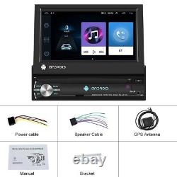 7 Single 1Din Flip Out Car Radio Stereo Android 10 GPS Sat Nav WIFI RDS 2+32GB