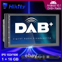 7 Touch Screen Double 2 DIN Android DAB+ Car Stereo Radio GPS SAT NAV WIFI DAB+