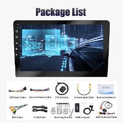 9 DAB+ 4+64G CarPlay Android 13 Double 2 DIN Car Stereo IPS Screen GPS +AHD CAM
