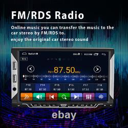 Android 11 6USB Double 2Din Car Radio Stereo GPS Sat Nav FM Bluetooth Head Unit