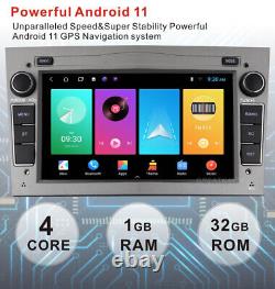 Android 11 Double Din Car Radio Stereo GPS SAT NAV For Opel Vauxhall Astra Corsa