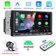 Android 12 Double 2din Car Stereo 7 Bt Wireless Apple Carplay/android Auto+cam