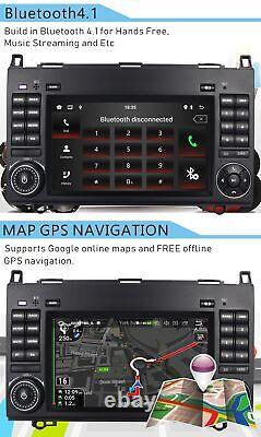 Android 12 Double DIN 7 Car Stereo GPS Sat Nav DAB+OBD2 WiFi FM Radio Head Unit