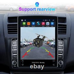 Android 9.1 Car Stereo Radio 2DIN 9.7 Vertical Screen GPS Sat Nav WIFI + Camera
