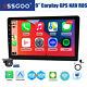 Apple Carplay Android 13 Double 2 Din 9 Car Stereo Radio Touch Screen Gps +ahd