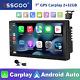 Apple Carplay Android 13 Double 2 Din Car Stereo Radio Gps Touch Screen +camera