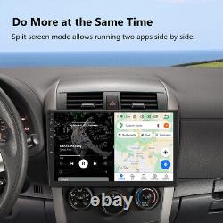 CAM+Double 2DIN 10.1 IPS Android 10 8-Core Car Stereo Radio GPS Sat Nav CarPlay