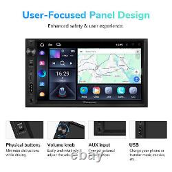 DAB+CAM+7 Double Din Android 13 Car Stereo Radio Head Unit GPS Bluetooth FM RDS