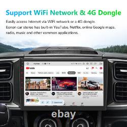DAB+CAM+DVR+Double DIN Android 12 6+64 Car Stereo 10.1Sat Nav CarPlay Radio DSP