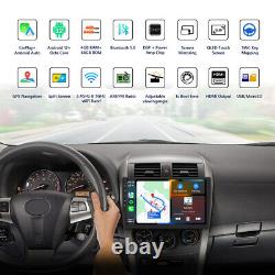 DAB+CAM+DVR+Double DIN Android 12 Car Stereo 10.1 GPS Sat Nav CarPlay Radio DSP