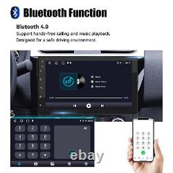 Double 2 DIN 7 Android 13 Carplay Stereo GPS NAV Radio 4+64G Bluetooth + Camera