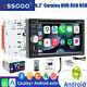 Double 2 Din Carplay Stereo Android Auto Play Cd Dvd Radio Bluetooth Am Fm Rds