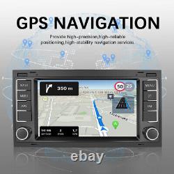Double 2 Din 7 Car Stereo Radio Carplay GPS Navi 2+32GB For VW Touareg Multivan