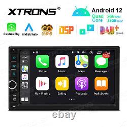 Double Din 7 inch Android 12.0 2+32G Car Stereo GPS Radio DSP RCA DAB+ Head Unit
