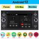Double Din 7android 12 For Ford Carplay Wifi Car Stereo Gps Radio Dab Head Unit