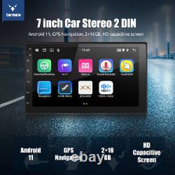 ESSGOO Android 11 DAB+ Car Stereos Radio Bluetooth Reverse Camera GPS Double DIN