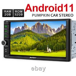Pumpkin 7 Android 11.0 Car Stereo Double DIN Head Unit GPS Sat Nav DAB RDS WiFi