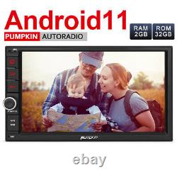 Pumpkin 7 Android 11 Double DIN Car Stereo Radio GPS Sat Nav DAB Head Unit WiFi
