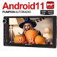 Pumpkin Double 2 Din Android 11 Car Stereo Built-in Dab+ Gps Wifi 32gb Bluetooth