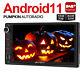 Pumpkin Double Din Android 11 Car Stereo Built-in Dab+ Sat Nav Bluetooth Dab Usb