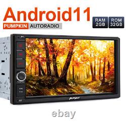 Pumpkin Double Din Android 11 Car Stereo Radio GPS DAB+ WiFi Head Unit Bluetooth