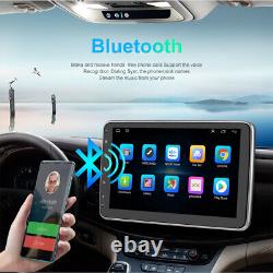 Single 1 DIN Car Stereo Radio Rotatable 10.1'' Android 10 Touch Screen GPS Wifi