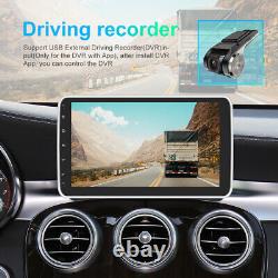 Single 10 1DIN Rotatable Android 13 Touch Screen GPS Car Stereo Radio 1+32G Cam