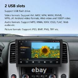UK 10.1in Double 2Din Android 10 Car Stereo GPS Sat Nav FM Radio DAB WiFi 4G CAM