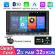 Uk 7 Double Din Android 12 Car Stereo Player Wireless Apple Carplay Fm+free Cam