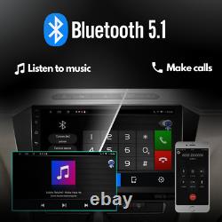 Universal Double Din Android 12 Car Stereo CarPlay Head Unit Bluetooth Radio GPS