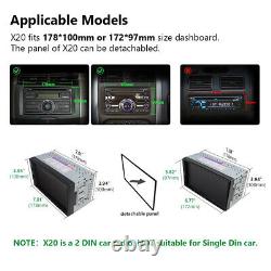 Wireless Android Auto CarPlay X20 Double DIN 7QLED Car Radio Stereo Sat Nav DSP