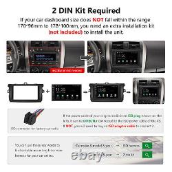 Wireless CarPlay Android Auto In Dash 7 Double Din Car Stereo Radio Sat Nav DSP