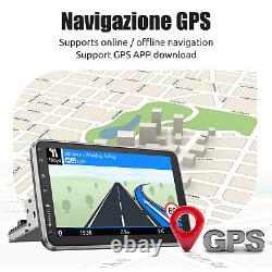 10.1 Stéréo de voiture Android 12 à écran tactile GPS NAVI BT double DIN rotatif 1DIN