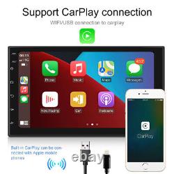 7 Android 11 Apple Carplay Radio stéréo de voiture GPS Navi DSP Double 2 Din Unité principale