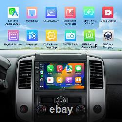 7 Autoradio Double Din pour Apple CarPlay Android Auto Écran Tactile Unité Principale Radio BT