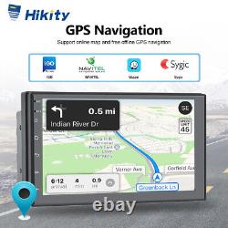 7 Double 2 DIN Android 12 Autoradio de voiture avec GPS Sat Nav Radio Apple CarPlay