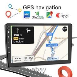 9 Double 2DIN Android 11.0 Stéréo de voiture Radio Carplay GPS Nav WiFi BT + Caméra