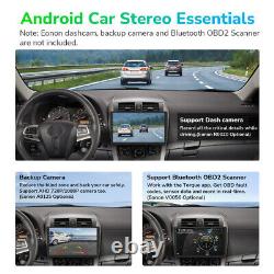 Autoradio CAM+Double DIN Android 12 8-Core 10.1 Stéréo de voiture WiFi GPS Sat Nav CarPlay
