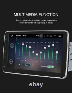 Autoradio Double DIN Pumpkin 10.1 Android 11 avec GPS, navigation par satellite, DAB, Bluetooth, FM et WiFi